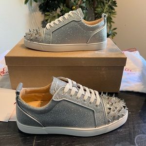🛑Christian Louboutin Louis Junior P Pik Pik Strass🛑